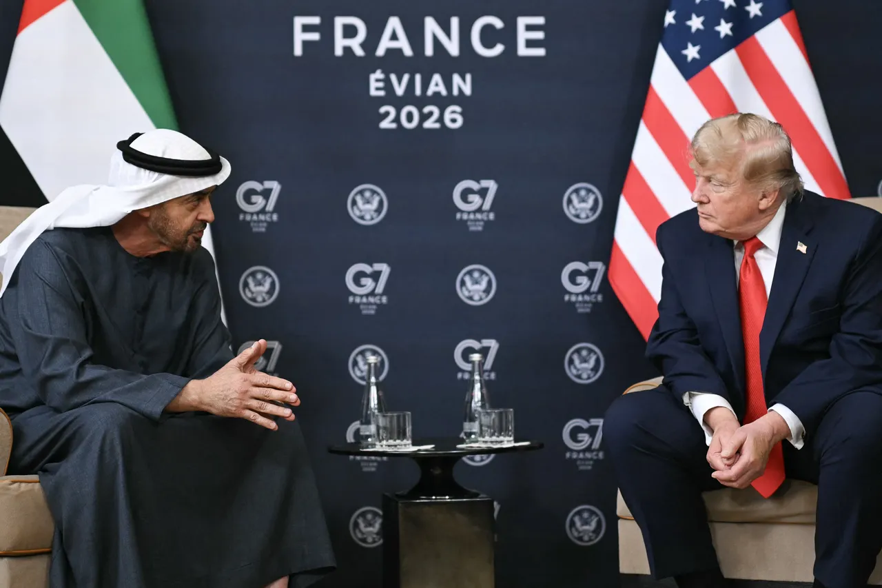 G7 Zirvesine damga vurdu! Trump, BAE Devlet Başkanı Al Nahyanla dalga geçti, salondakiler şaşkına döndü