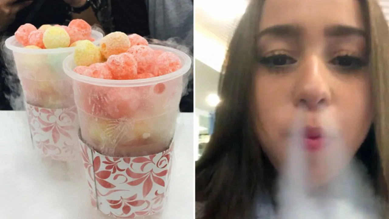 Ölümcül atıştırmalık! TikTok’ta herkes deniyor, içinde sıvı nitrojen var: ‘Ejderha nefesi’
