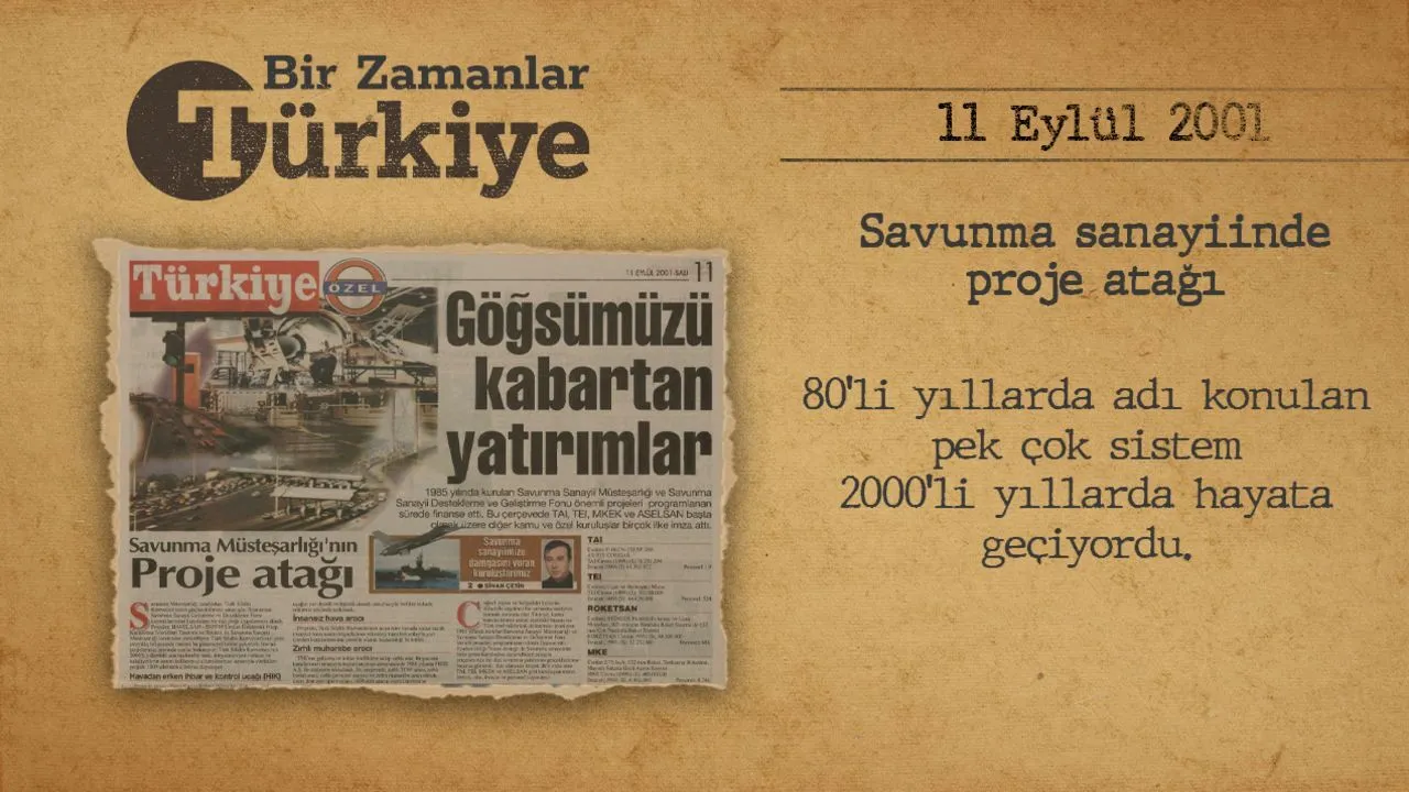 Göğsümüzü kabartan milli projeler böyle başladı