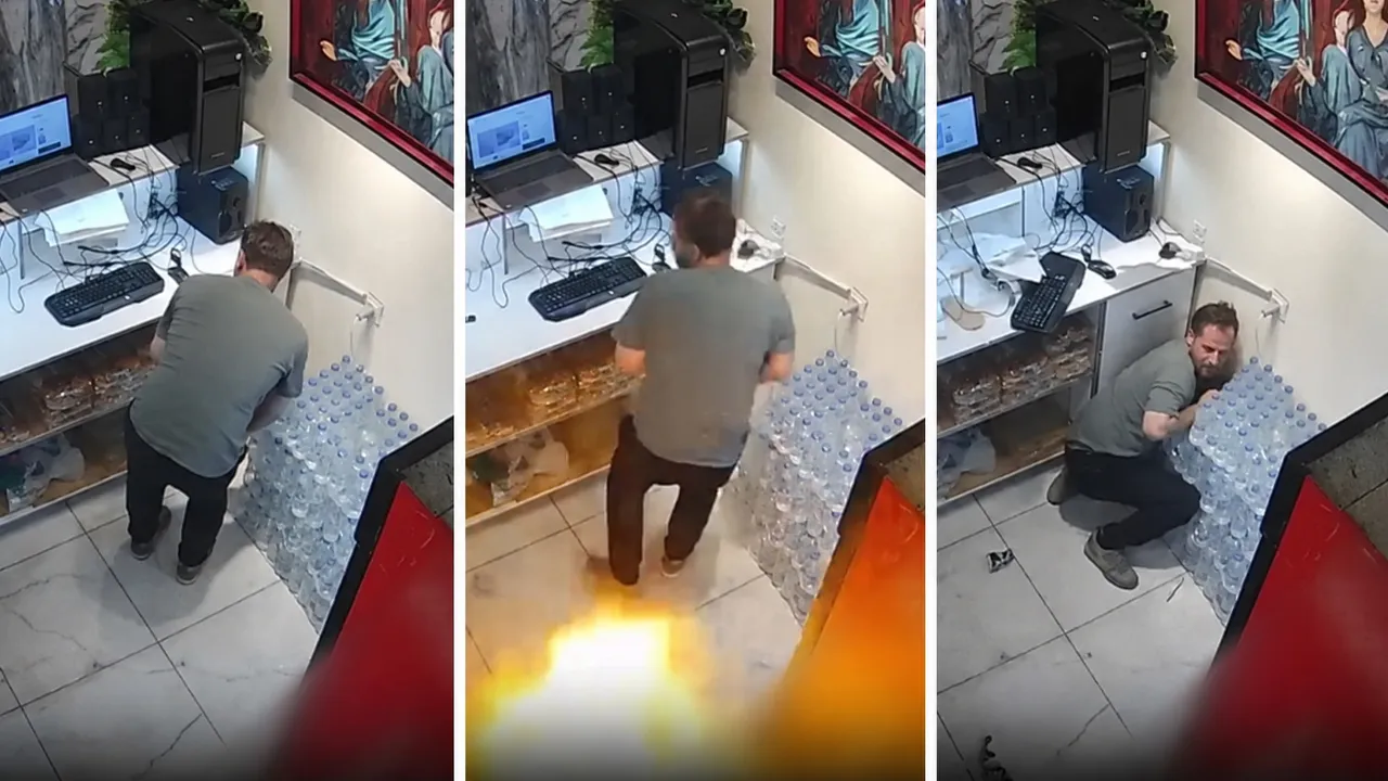İş yeri sahibi neye uğradığını şaşırdı! Bu anı ölene kadar unutmaz