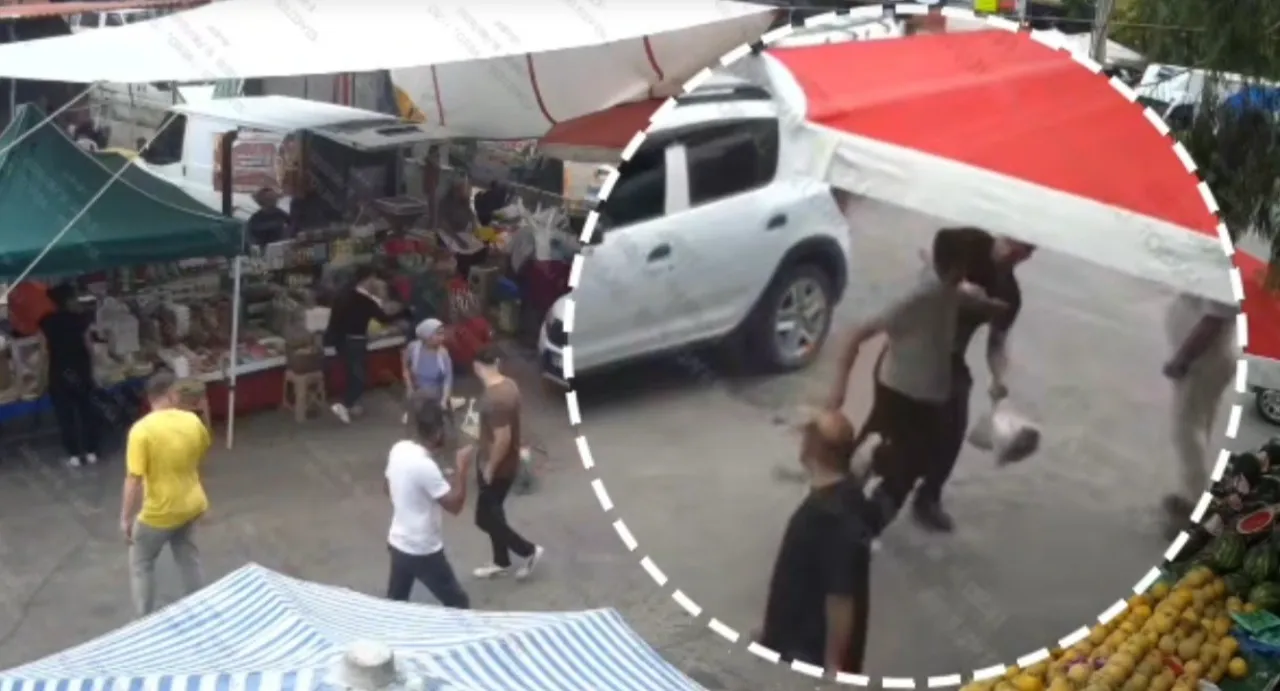 Ürünlerini yere döküp zabıtayı suçladı! İzmir'deki bıçaklı ve kasalı saldırgan yakalandı