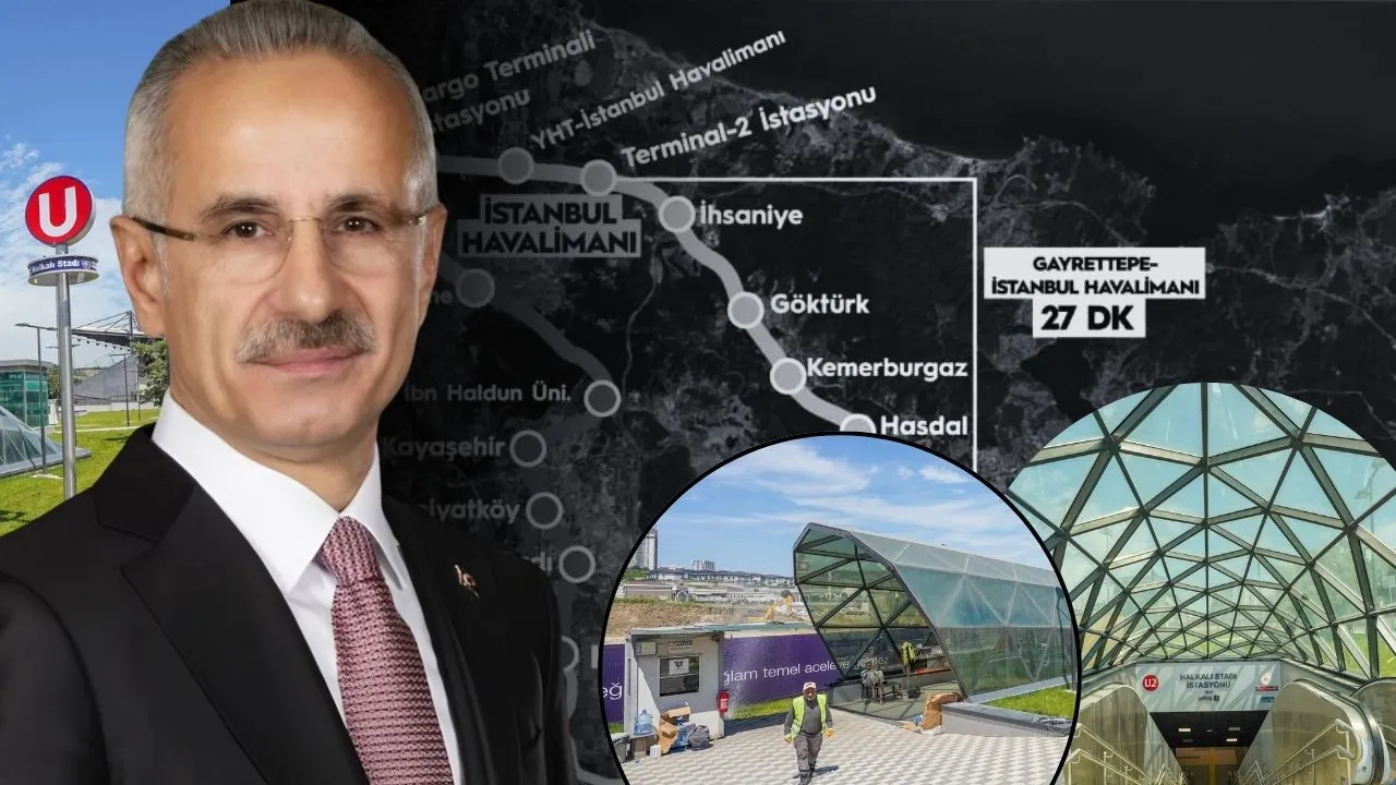 Ve büyük gün yarın! Türkiye'nin en uzun metro ringi yarın hizmete açılıyor!
