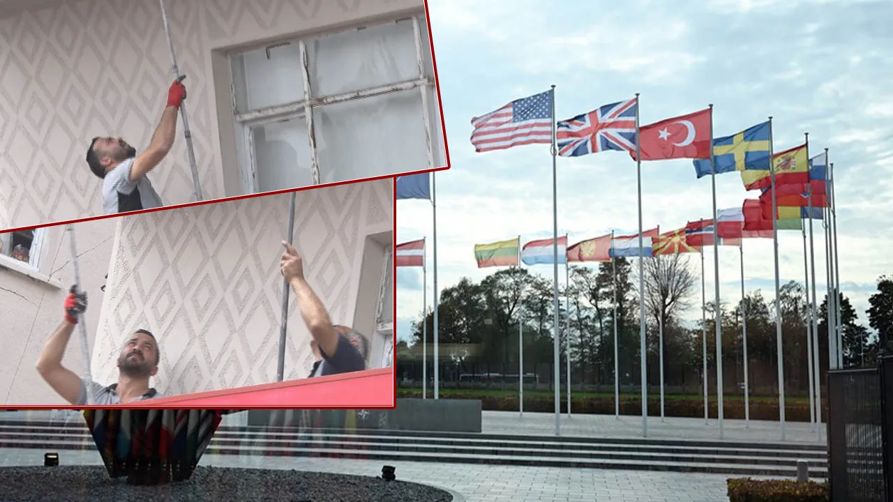 Başkent'te hummalı NATO hazırlığı! Protokolün geçeceği yollarda binalar bile boyanıyor
