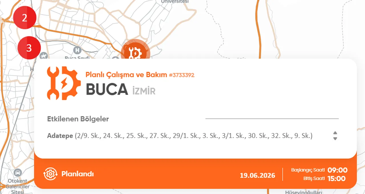 İzmirin birçok ilçesinde elektrik kesintisi... Elektrikler ne zaman gelecek? GDZ kesinti programı