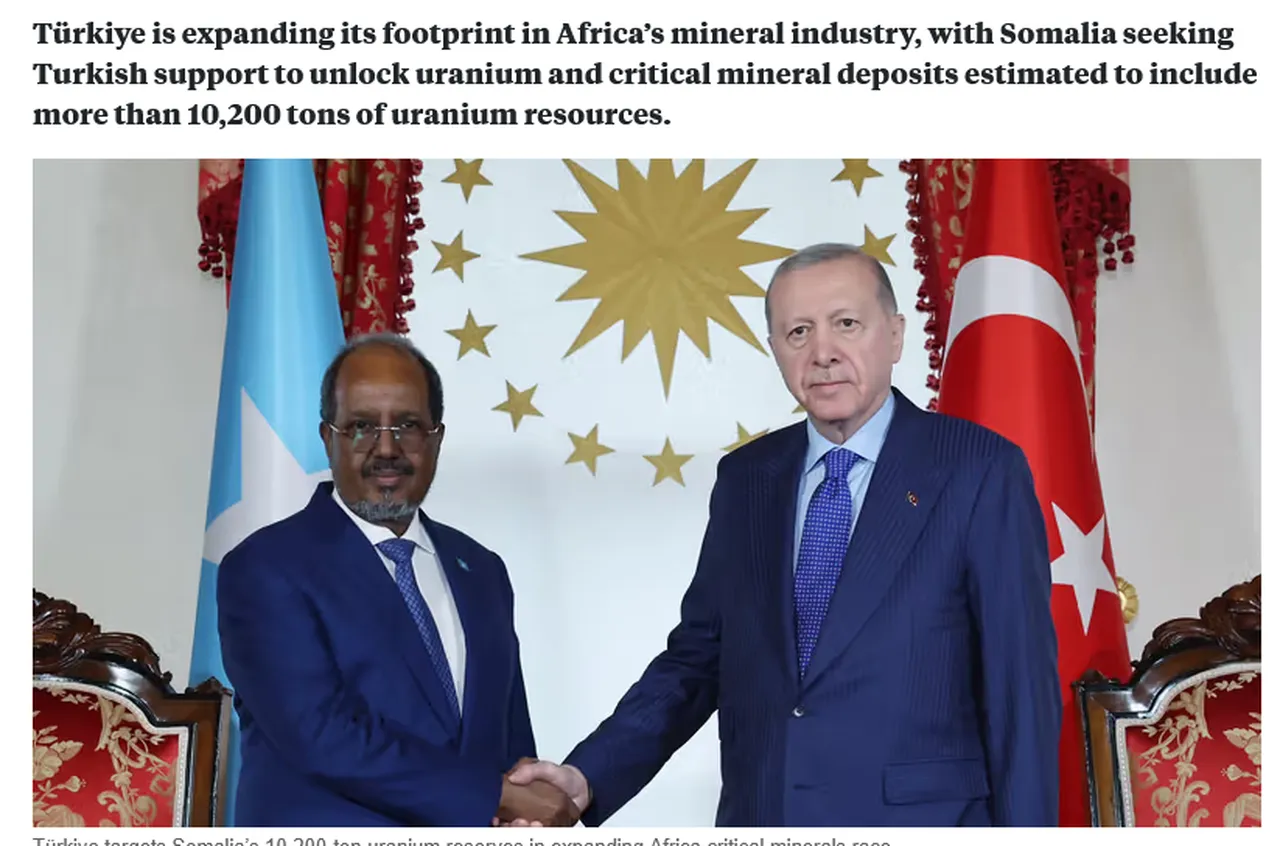 Afrika ülkesi 10 bin tonluk rezerv için Türkiye'den destek istedi! Dünyanın peşinde olduğu topraktan hazine fışkırıyor