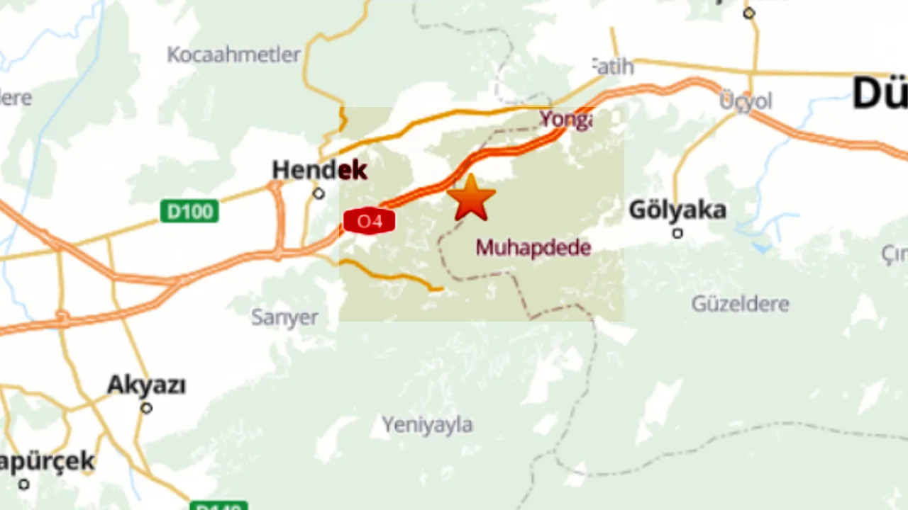 Düzce Gölyaka'da deprem! AFAD ilk verileri açıkladı