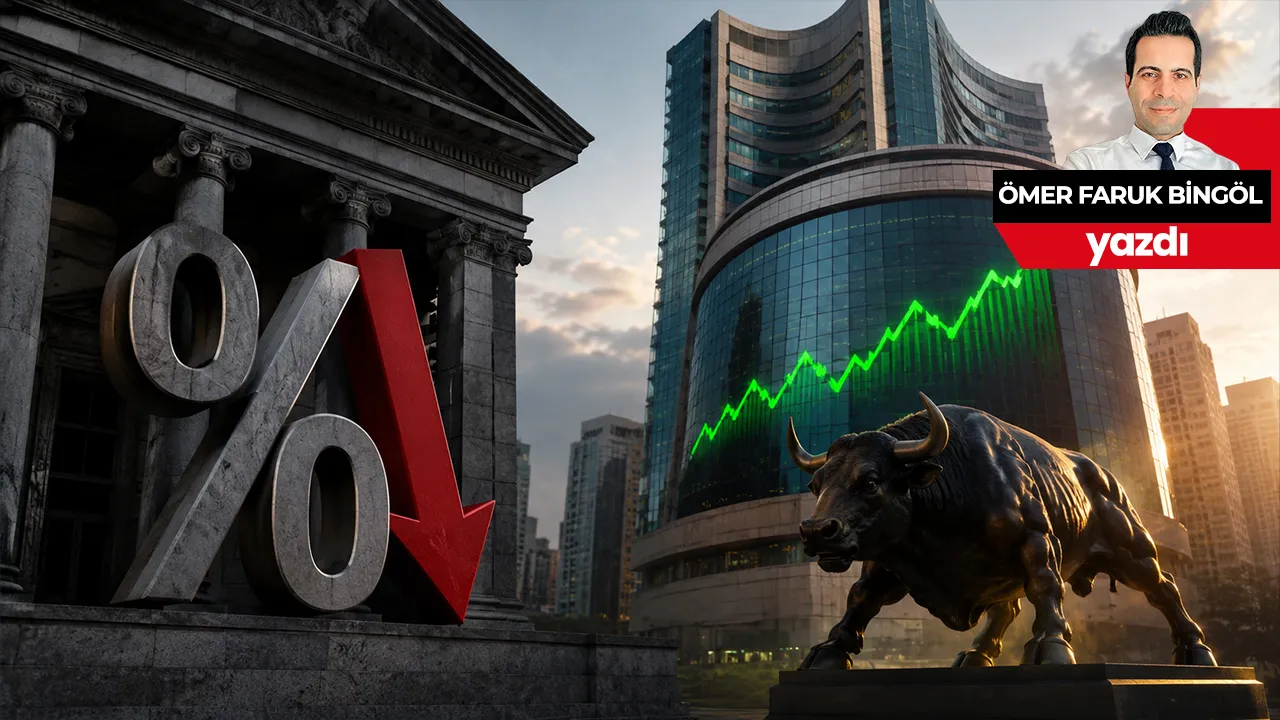 FAİZ AŞAĞI, BORSA REKORA!