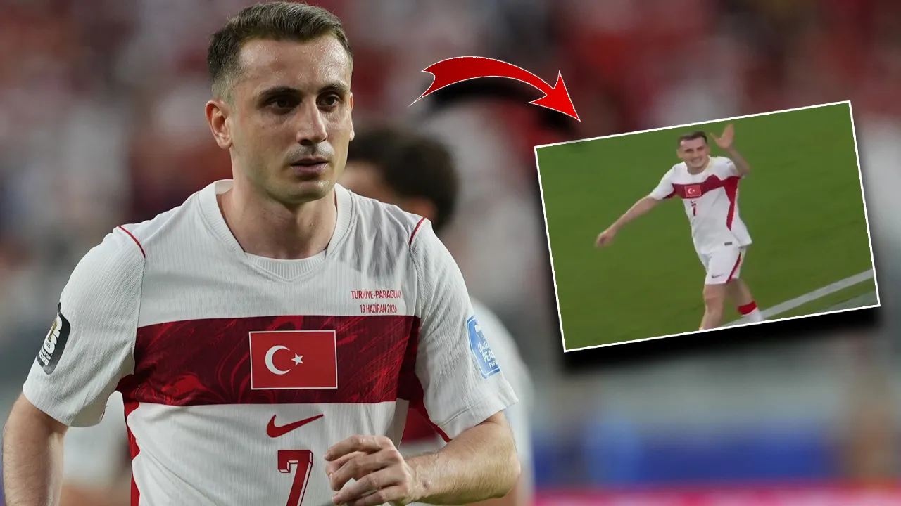 Kerem Aktürkoğlu sinirlerine hakim olamadı: Saha kenarında tepki çeken hareket!