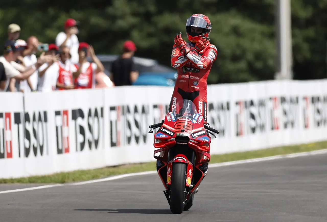Ducati Lenovo takımının İspanyol yıldızı Marc Marquez