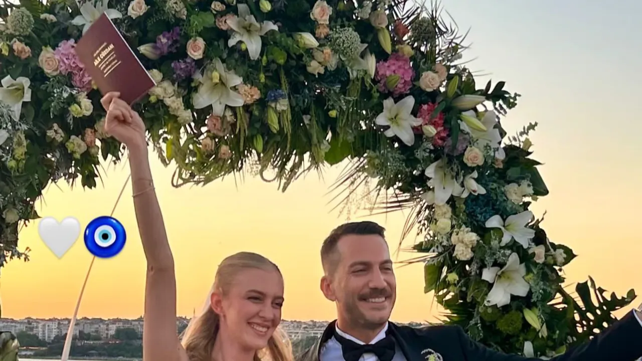 Survivor'ın efsane ismi Ogeday Girişken evlendi! Düğünden ilk kareler...