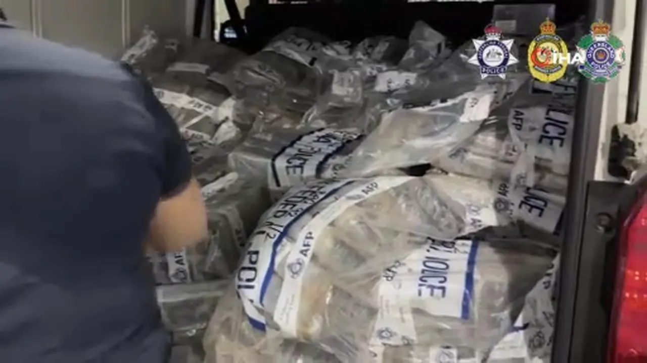 Avustralya tarihinin en büyük operasyonu! 2.7 ton uyuşturucu ele geçirildi