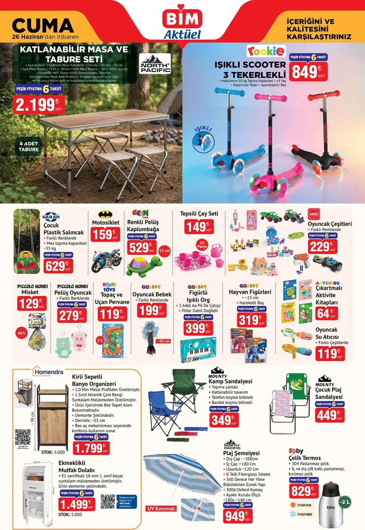 BİM aktüel ürünler kataloğu yenilendi! 23-24-26 Haziran BİMe neler gelecek?
