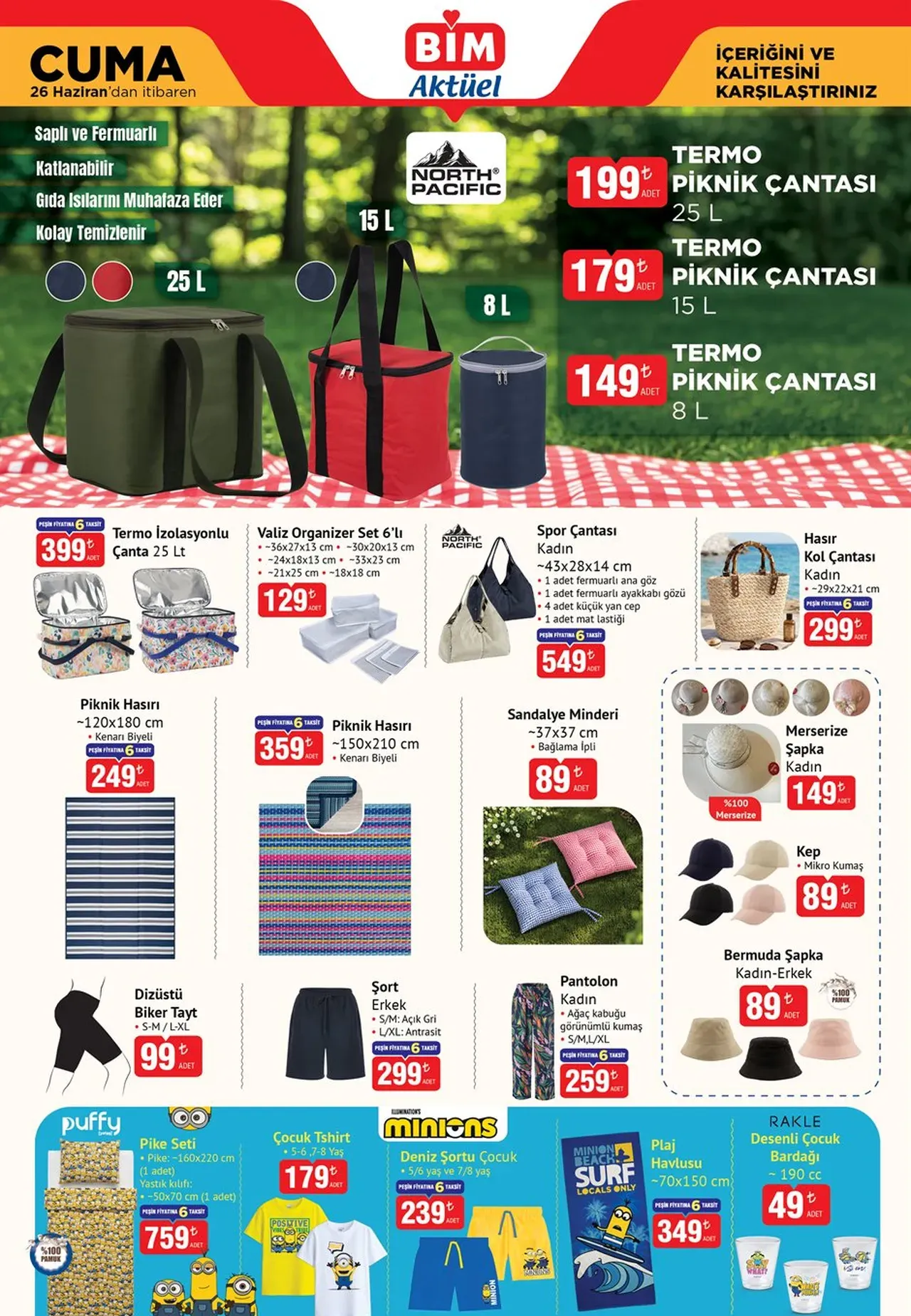 BİM aktüel ürünler kataloğu yenilendi! 23-24-26 Haziran BİMe neler gelecek?