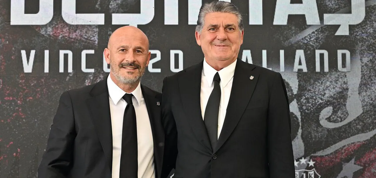 Vincenzo Italiano - Beşiktaş Başkanı Serdal Adalı