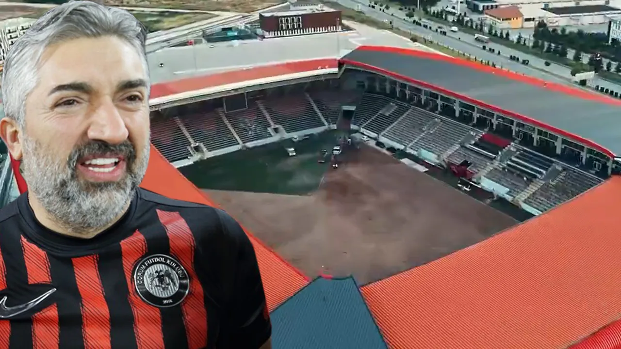 Çorum FK'nin stadı Süper Lig'e hazırlanıyor: Çünkü biz Anadoluyuz