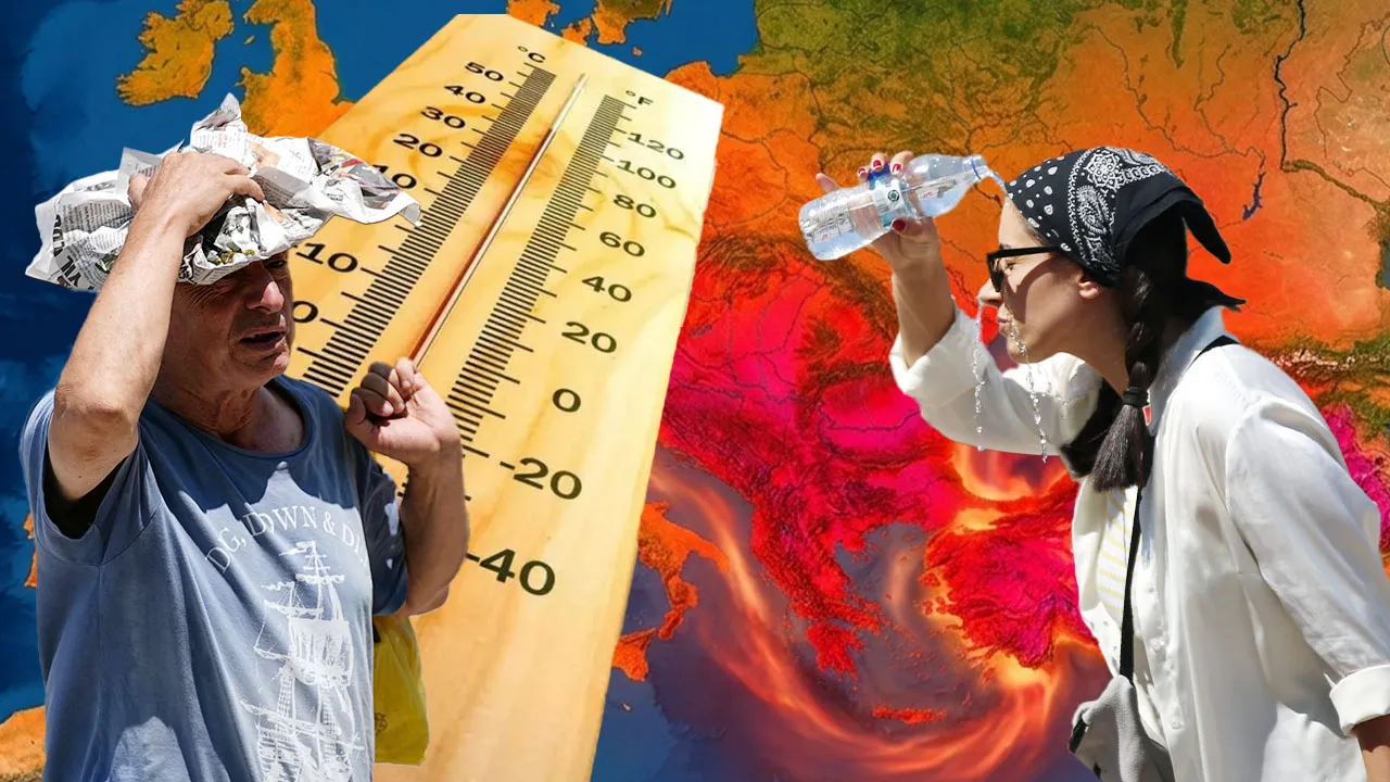 Sıcaklık 45 dereceyi görecek! Avrupa kavruluyor, Türkiye için tarih verildi