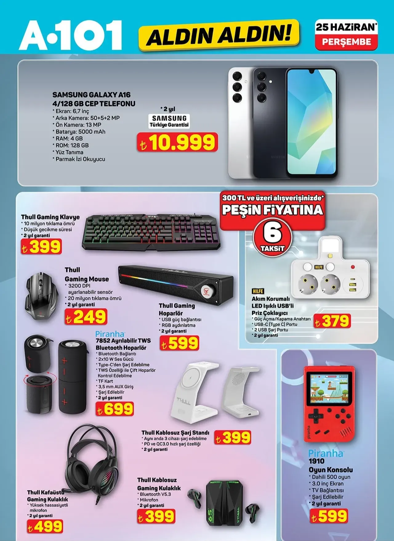 A101 aktüel ürünler satışa çıkıyor! A101 kataloğu bu hafta neler var? (25 Haziran 2026)