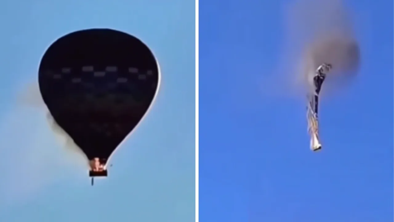 Brezilya'da sıcak hava balonu faciası! Gökyüzünde alevlere teslim oldu, ölü ve yaralılar var