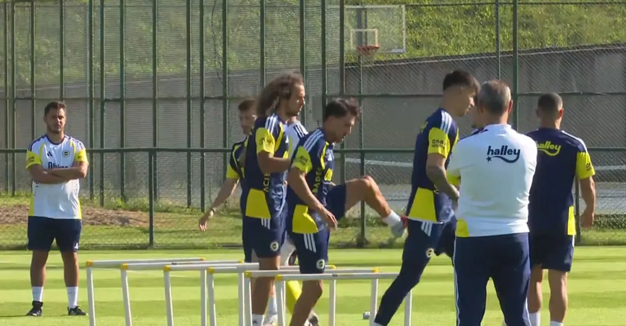 Fenerbahçe antrenmanından