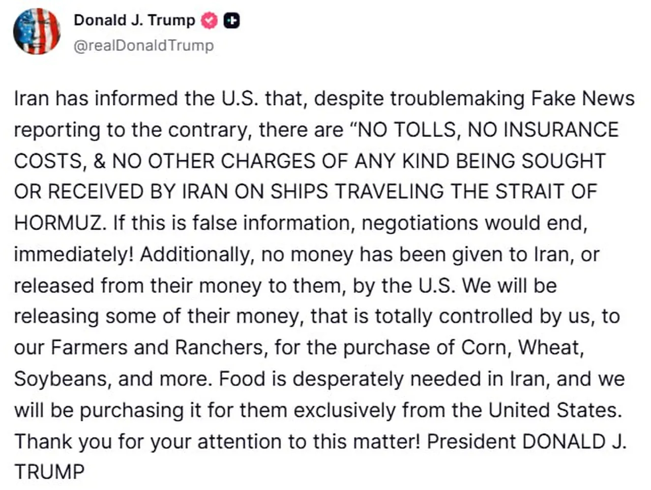 Trump'tan İran'a yeni ültimatom: "Hürmüz Boğazı'nda ücret alınırsa müzakereler biter"