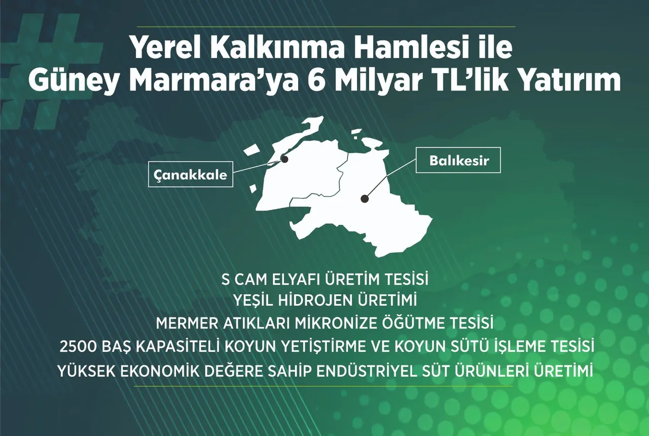 2 kentin başına talih kuşu kondu! 6 milyar liralık yatırım binlerce kişiye ekmek kapısı olacak