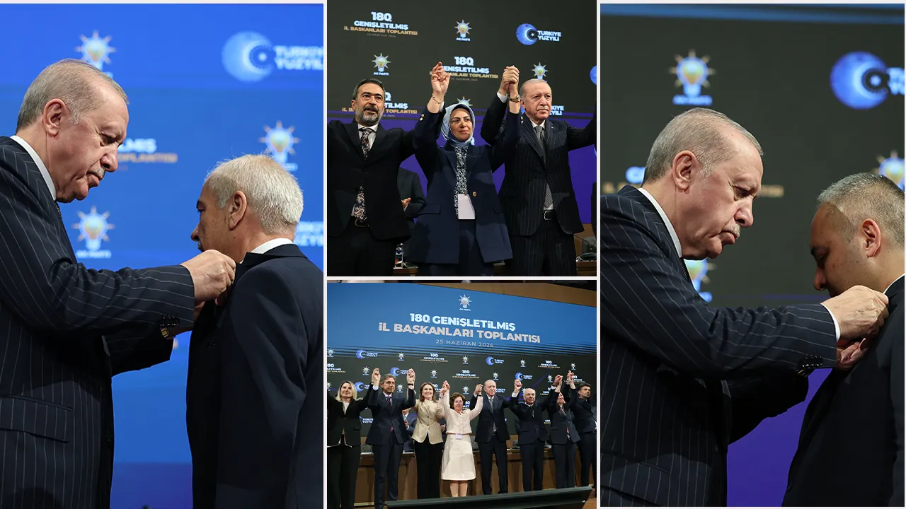 3 belediye başkanı AK Parti’de! Rozetlerini Cumhurbaşkanı taktı 