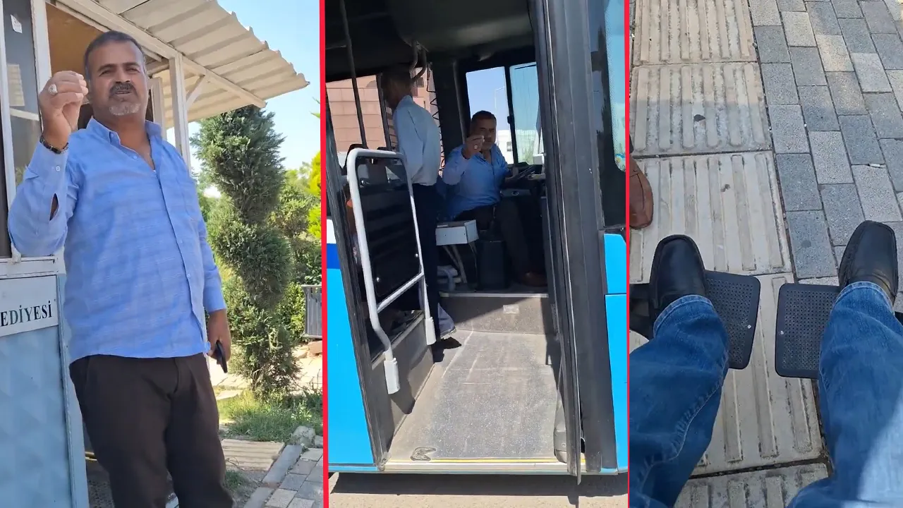 Engelli yolcuya otobüs şoföründen skandal sözler! Görüntüler tepki çekti