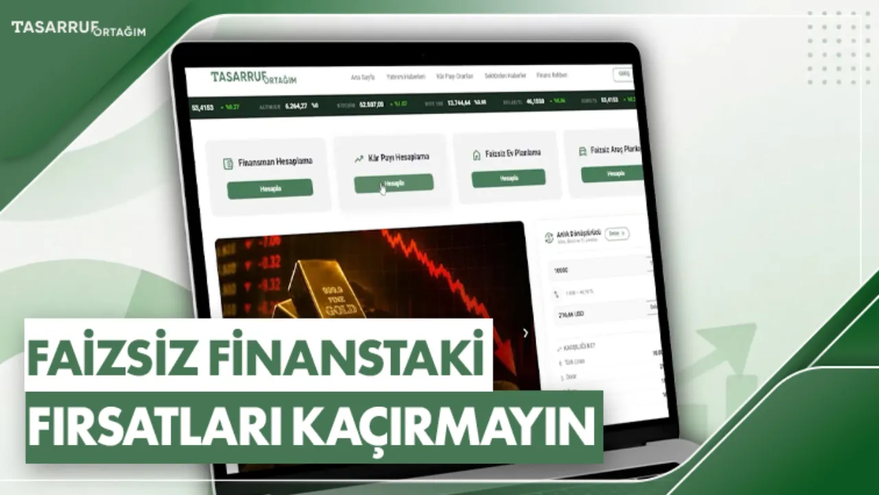 Faizsiz kazanç rehberi Tasarruf Ortağım yayında
