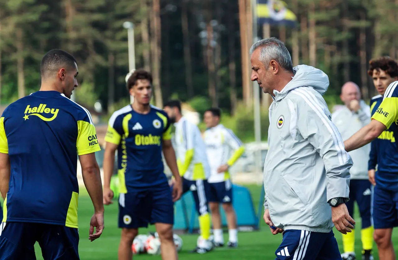 Fenerbahçe antrenmanından