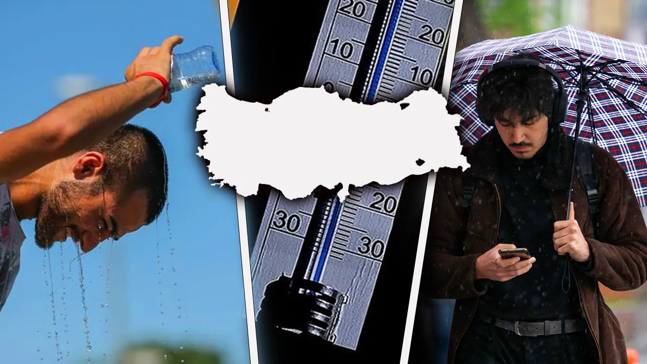 Hava ikiye bölünecek! Bir köşede 40 derece, bir köşede sağanak… Meteoroloji haftalık uyarısını yaptı 