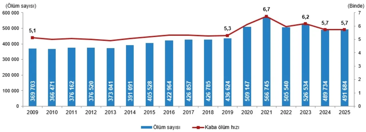 Her 3 ölümden 1’i aynı sebepten! TÜİK verilerinde çarpıcı tablo
