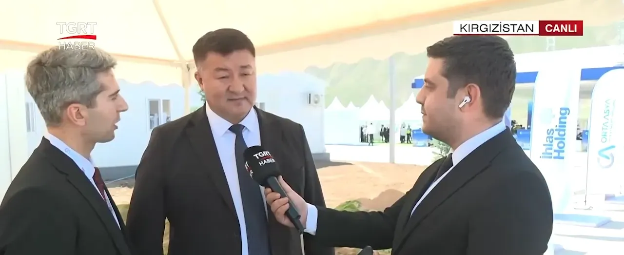 Enerji Bakanı Altınbek Rısbekov, TGRT Haber'e konuk oldu.