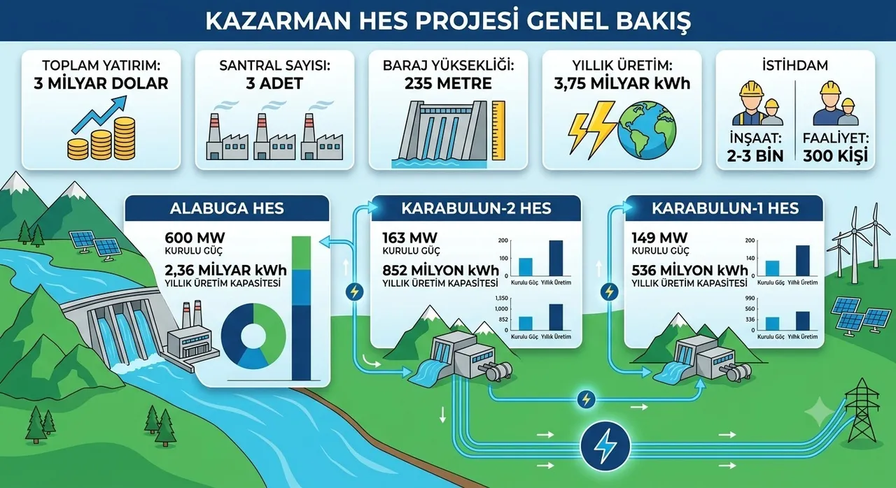 Kazarman HES projesi