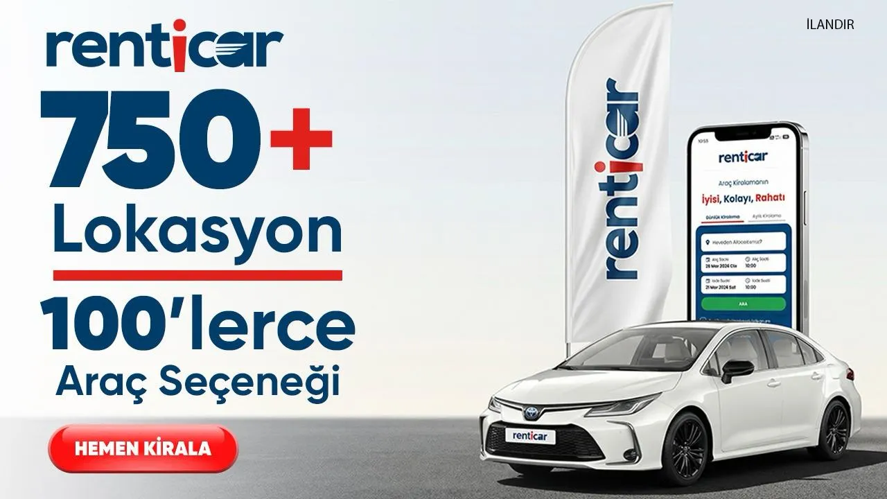 Renticar 750+ lokasyon 100'lerce araç seçeneği