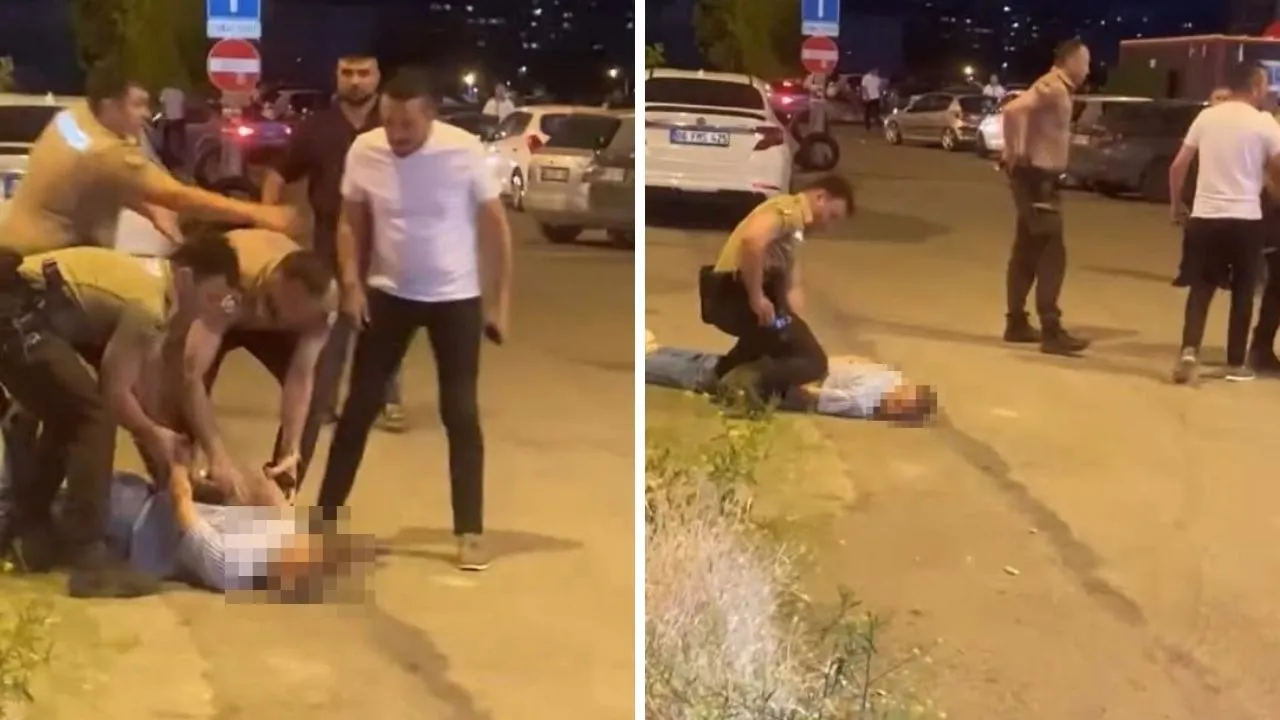 Ankara'da bekçiye saldıran şahıs etkisiz hale getirildi