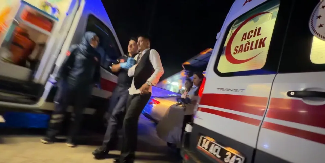 Düğün gecesi kabusa döndü! Gelin ve damat yakınları birbirine girdi