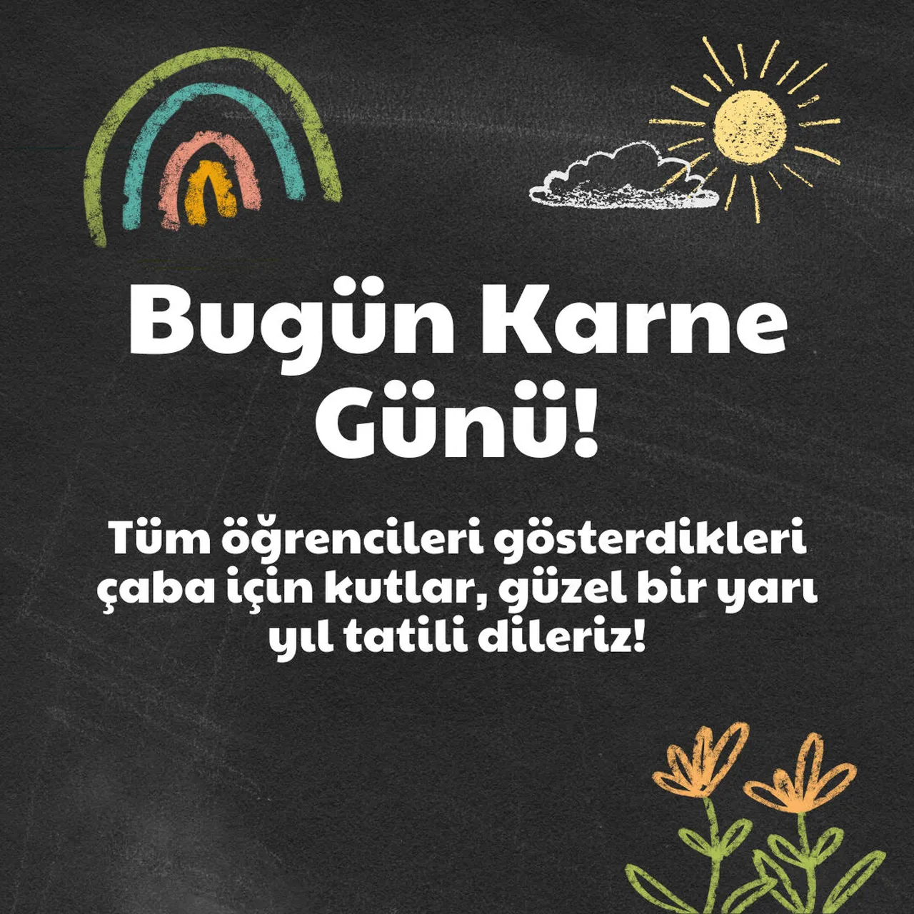 Karne tebrik mesajları 2026! Resimli, kısa ve anlamlı karne tebrik sözleri