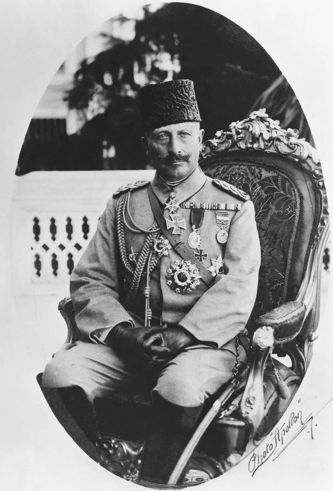 İmparator Wilhelm Osmanlı üniformasıyla