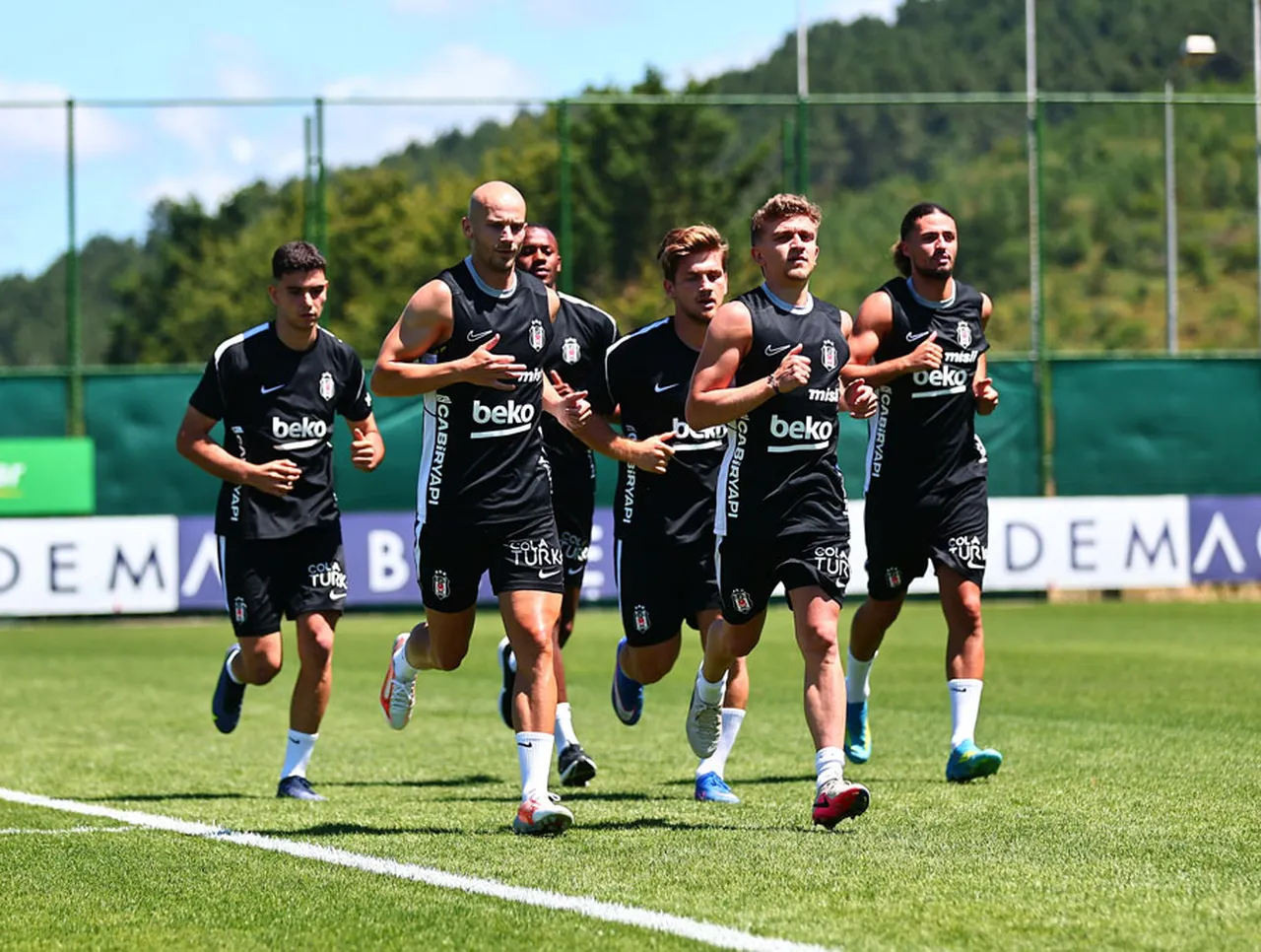 Beşiktaş antrenmanından