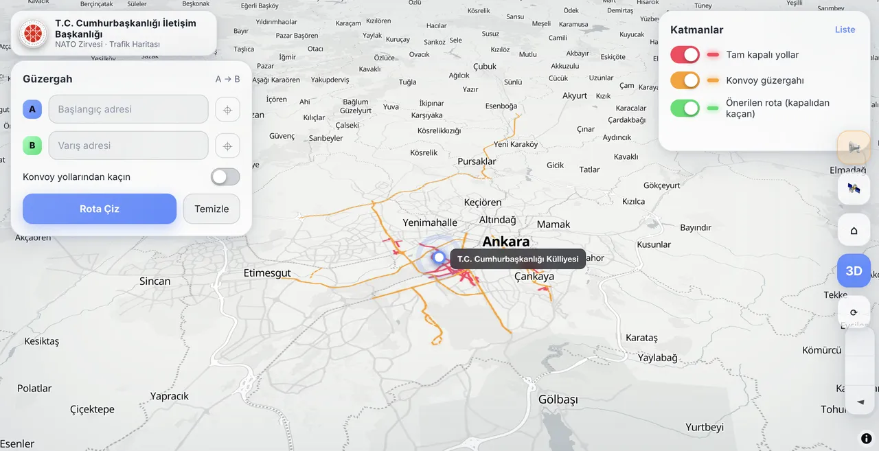 Ankarada yollar ne zaman kapanacak? NATO Zirvesi için kapatılacak yollar açıklandı!