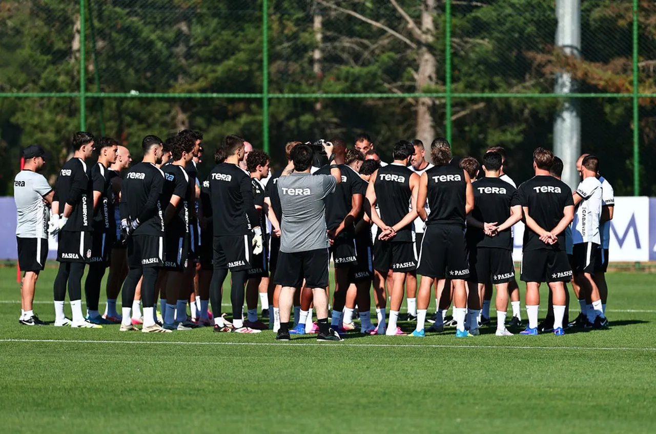 Beşiktaş antrenmanından
