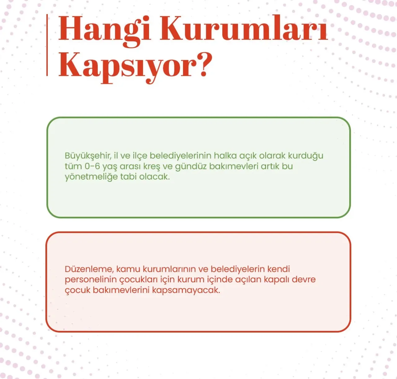Karar Resmi Gazetede! Tüm kreşlerde ortak kurallar uygulanacak