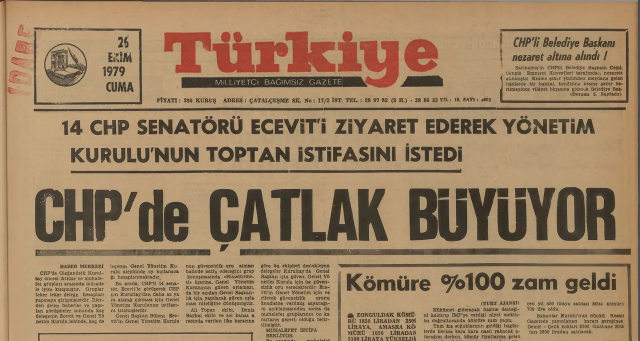 CHP, kapalı kapılar ardında pazarlanıyor! 30 yıl önce de manzara aynıydı