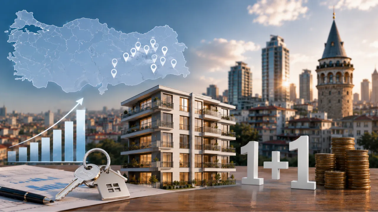 Konut yatırımcısının yeni gözdesi! 1+1’lerde en yüksek getiri bu illerde