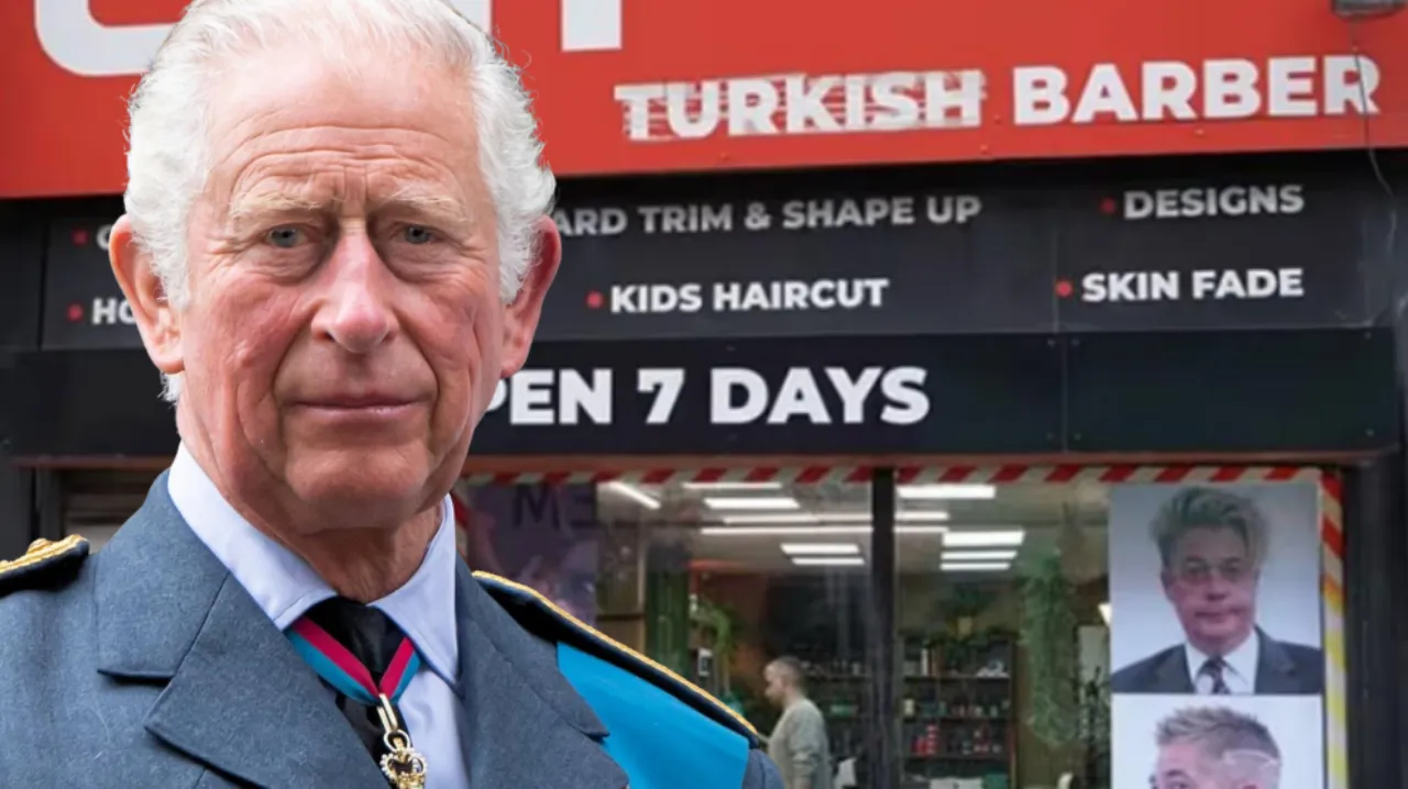  Kral Charles Türk berberlere siper oldu! Aşırı sağcı lider 