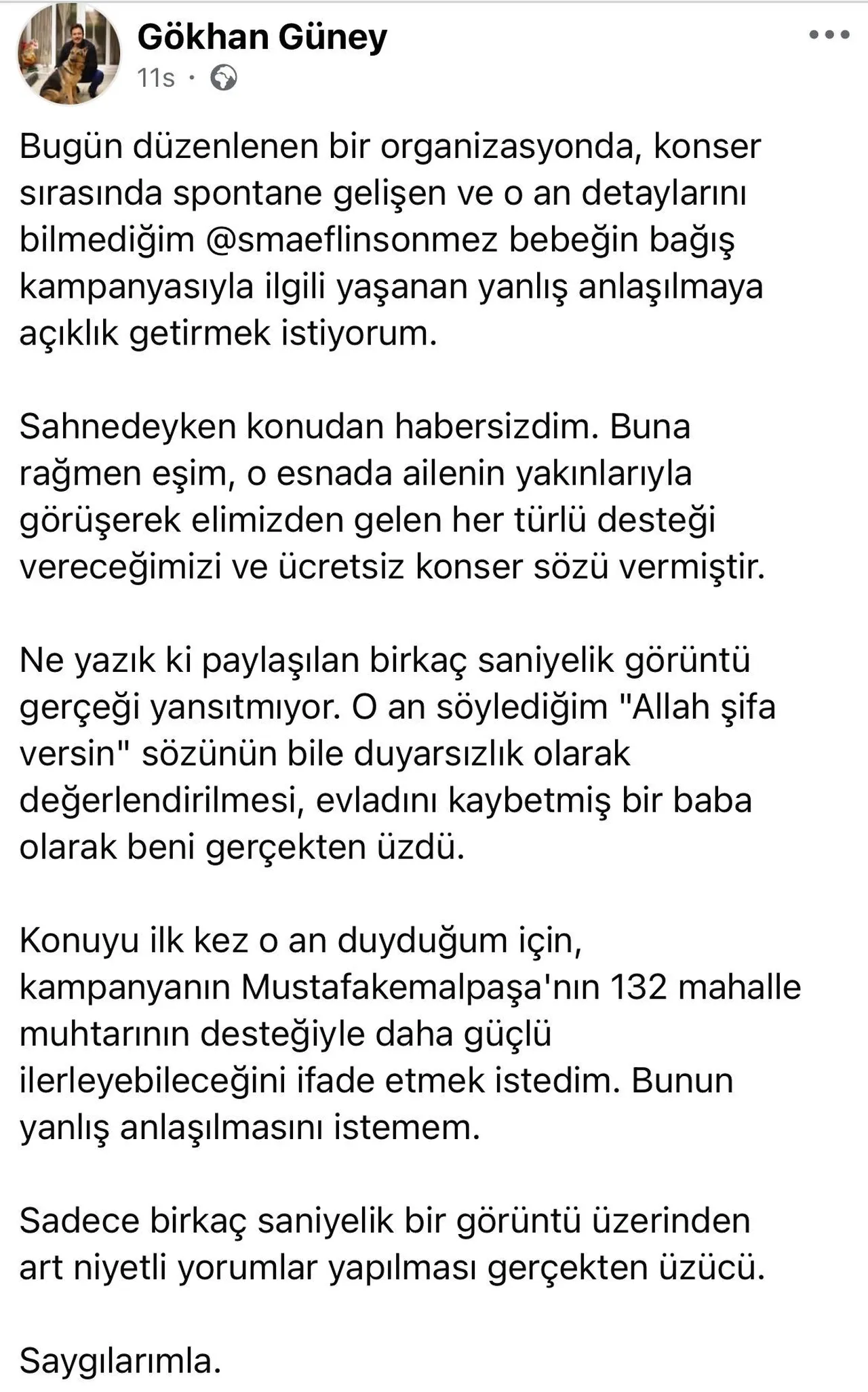 SMA'lı bebeğin annesiyle yaşanan diyalog tepki çekti! Gökhan Güney'den İlk Açıklama
