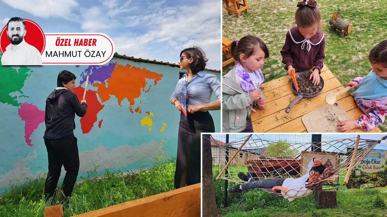 Bu sınıfta ezber yok doğa var! Ders zili yerine kuş sesleri çalıyor