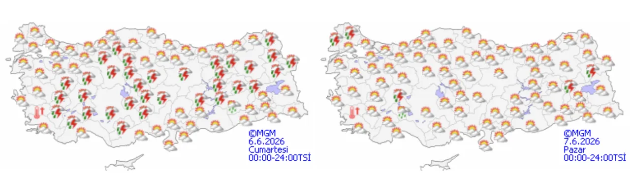 5 il için "sarı" kodlu meteorolojik uyarı! Yarın yağmur yağacak mı, hafta sonu hava nasıl olacak?