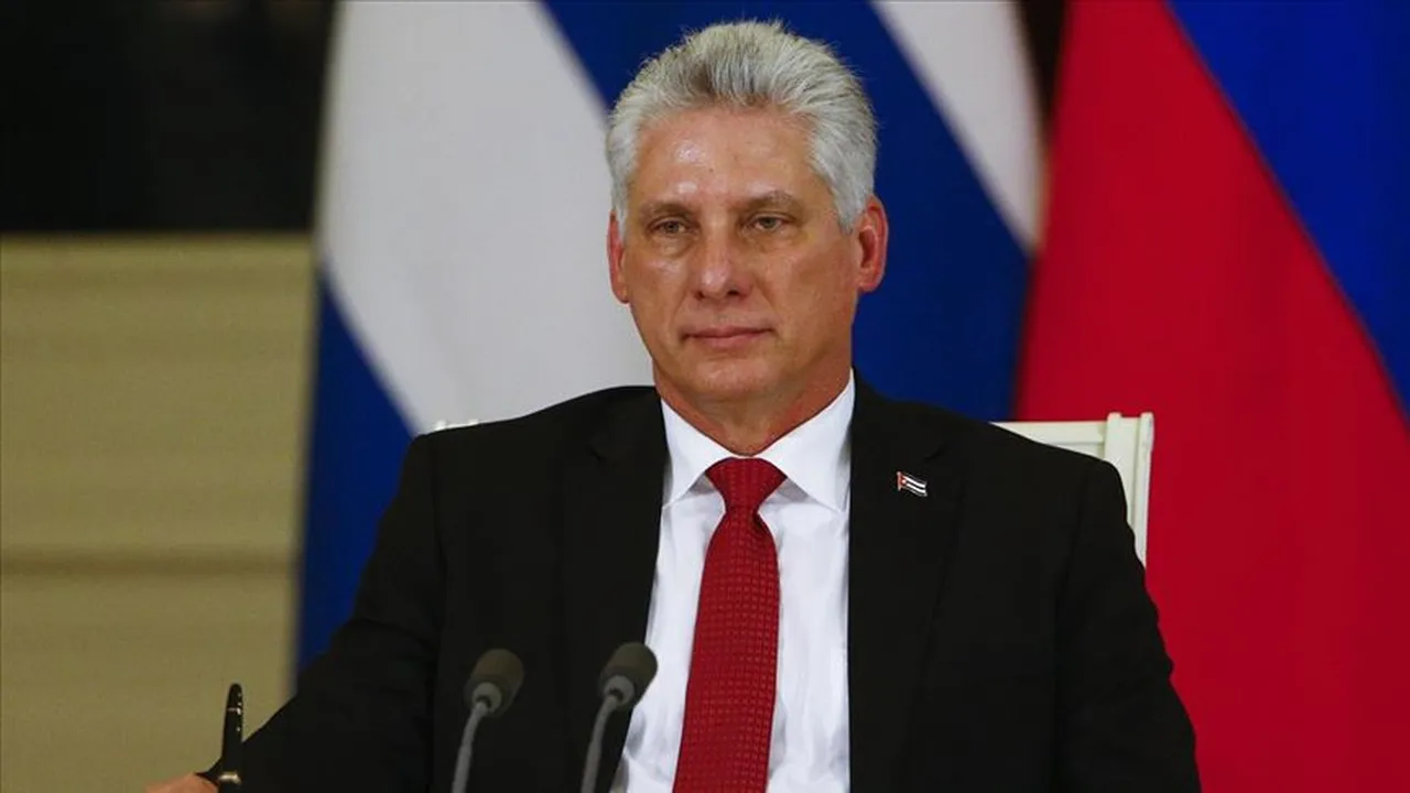 Küba Devlet Başkanı Miguel Diaz-Canel