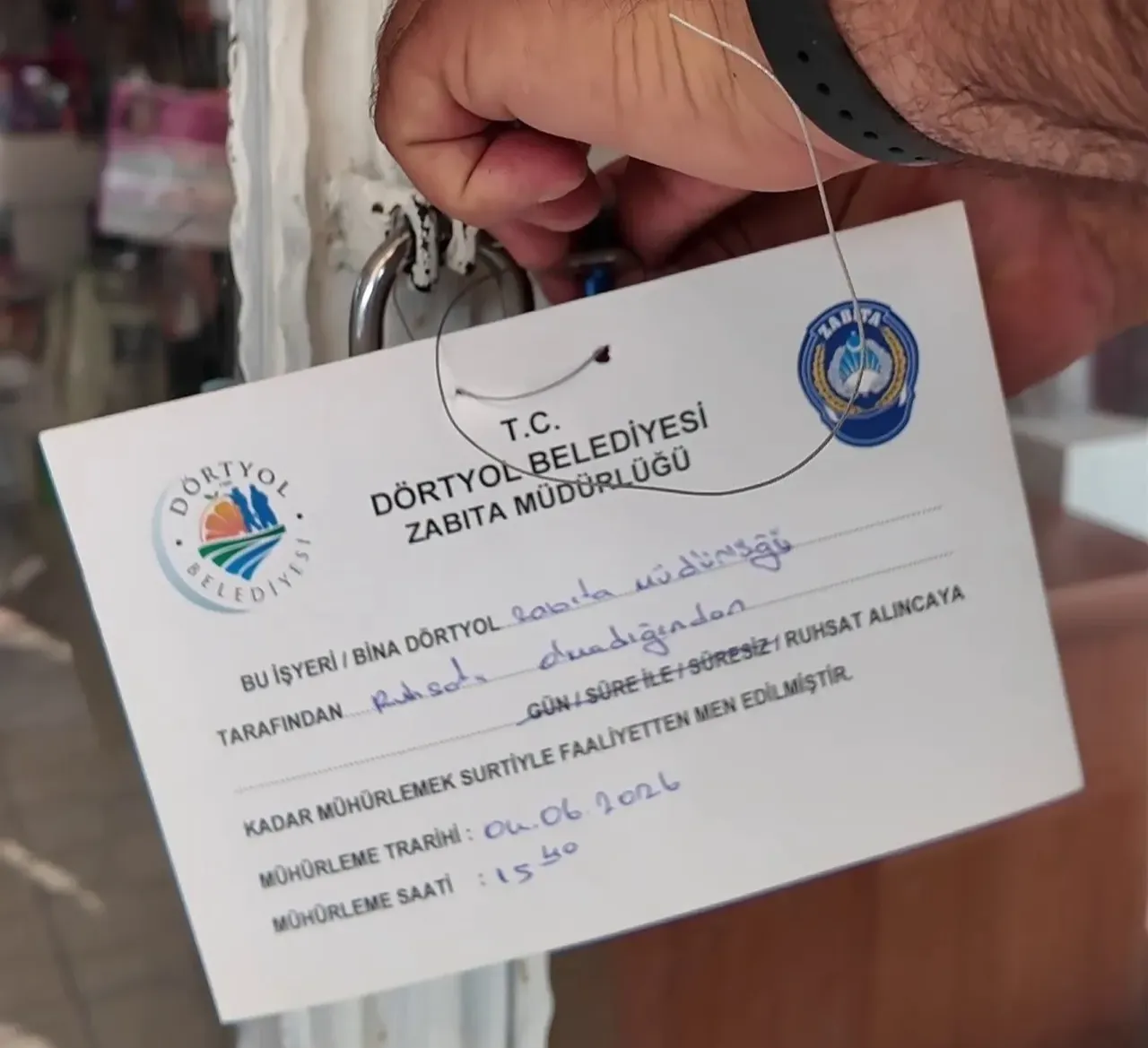 Denetimde skandal ortaya çıktı! Savunması zabıtaları hayrete düşürdü